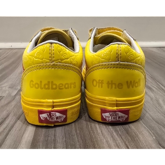 Limited Edition Vans Old Skool Haribo Goldbear Shoes Boys Size 1.5 Bright Yellow - Picture 4 of 16